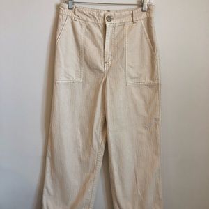 Free People Wide Leg High Wasted Pants